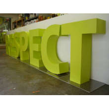 Custom Powder Coated Fabricated Metal Letter